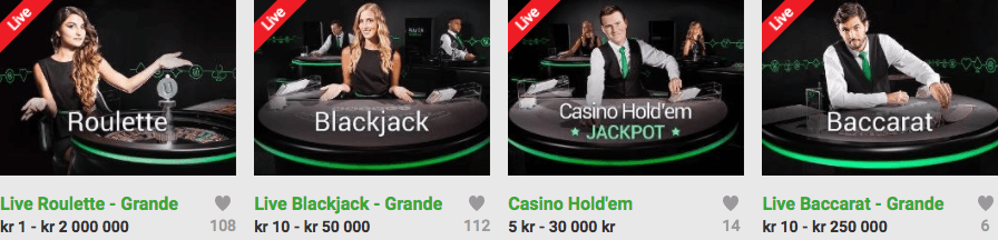 unibet live